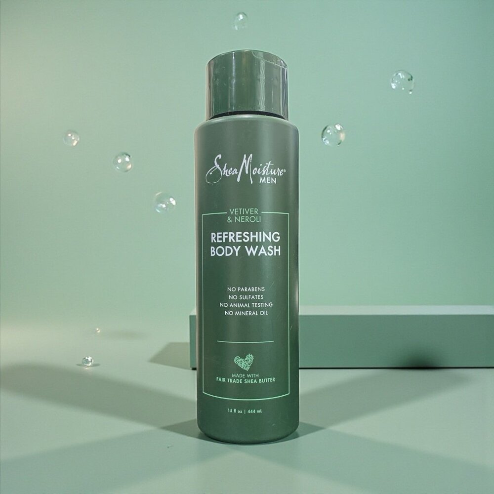 Shea Moisture Men's Vetiver Neroli Refreshing Shampoo 15 Oz